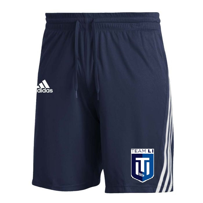 Adidas teamwear 3 stripe shorts online