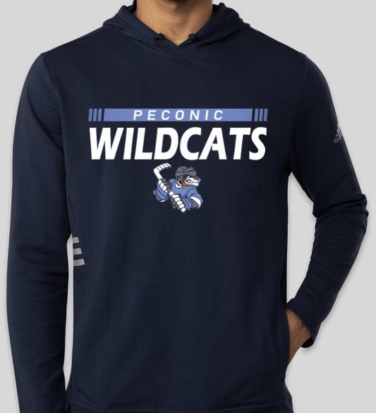 Peconic Wildcats Adidas Locker Room Lightweight Hoody