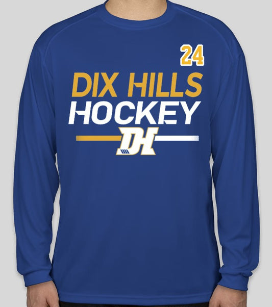 Dix Hills Hockey Locker Room Performance Long Sleeve T-Shirt