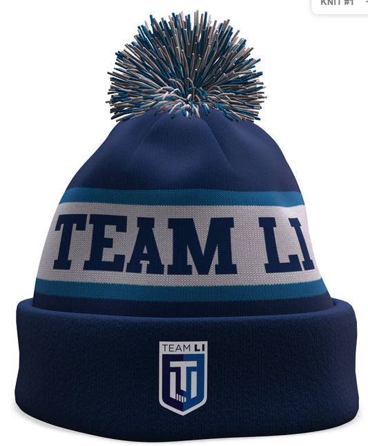 Team Long Island Custom Winter POM hat