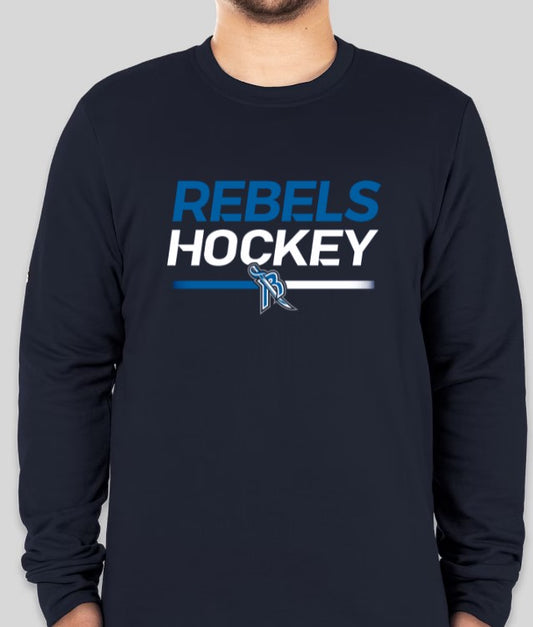 Rebels Adidas Locker Room Fleece Crewneck