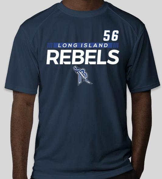 Rebels Authentic Pro Rink Performance Short Sleeve T-Shirt