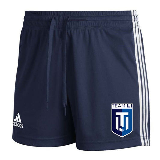 Team Long Island Adidas 3-Stripe Women's Training Shorts